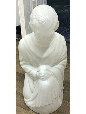 Vintage Christmas Nativity Empire Blow Mold Joseph - White 27" Yard Decor